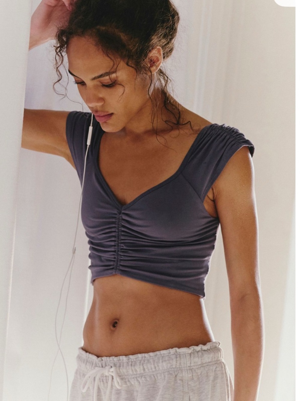 FP Movement purple breathe deeper top